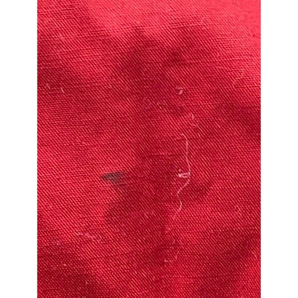 j ferrar button up long sleeve shirt solid red collar slim stretch size XL READ - Picture 6 of 11